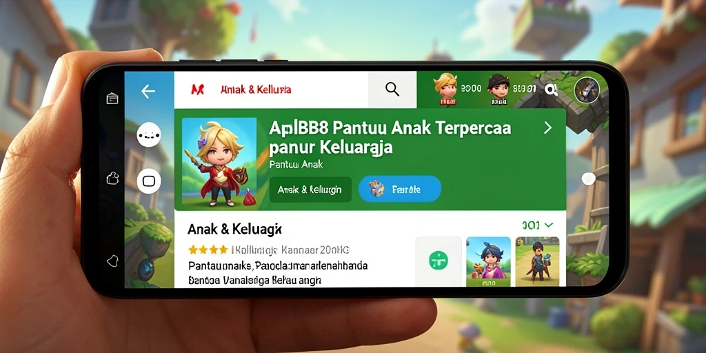 Antarmuka MLBB8 yang sederhana dan mudah digunakan untuk Pantau Anak.