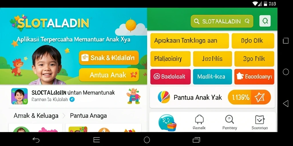 Tampilan antarmuka SLOTALADIN yang intuitif dan informatif.
